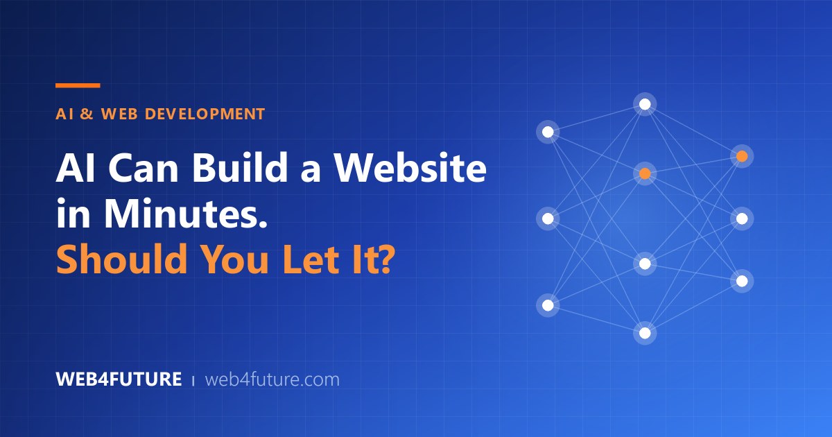 "AI Can Build a Website in Minutes. Should You Let It?"